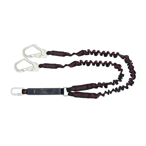 Expandable E A Forked Webbing Lanyard